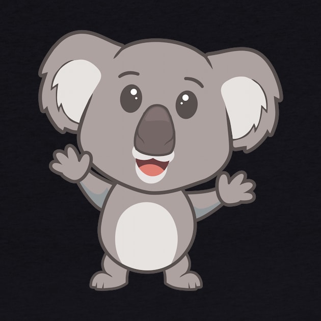 Children's Koala I Cute Koala Bear I Marsupial by Shirtjaeger